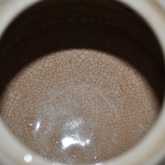 Vintage Porcelain Teapot with Felt Lined Aluminum Warmer - Picture 11 of 16